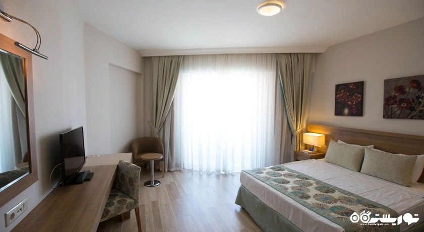 نمای اتاق استاندارد هتل لارا فمیلی کلاب	